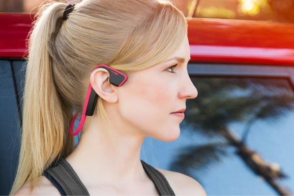 AfterShokz Trekz Titanium Rosa