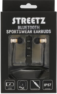 Streetz Bluetooth Headset Svart/Guld