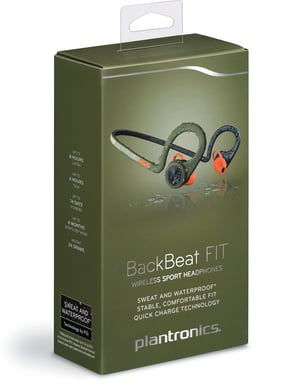 Plantronics Backbeat FIT Stealth Green