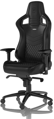 noblechairs EPIC Äkta Läder Svart