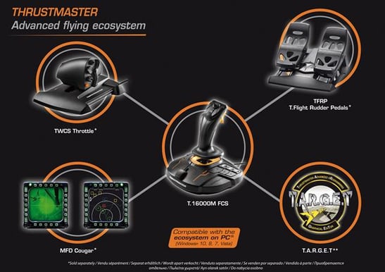 Thrustmaster T.16000M FCS Joystick