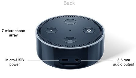 Amazon Echo Dot, Svart