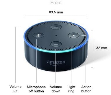 Amazon Echo Dot, Svart