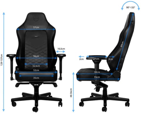 noblechairs HERO Svart