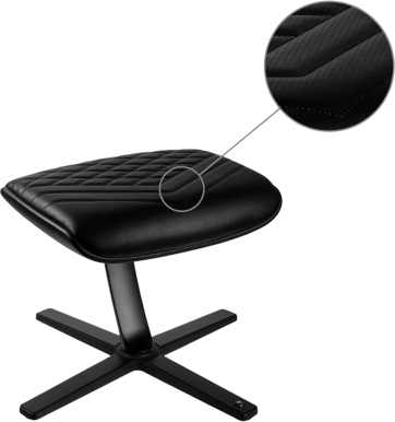 noblechairs Footrest Svart