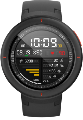 Amazfit Verge Svartgrå
