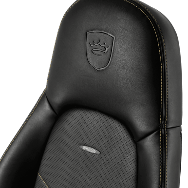 noblechairs ICON Svart/Guld