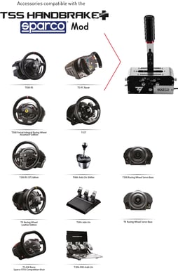 Thrustmaster TSS Handbrake Sparco Mod+