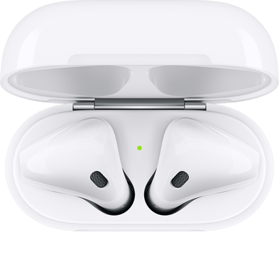 Apple Airpods (2nd Generation) med laddningsetui