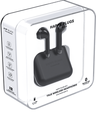 Happy Plugs Air Svart