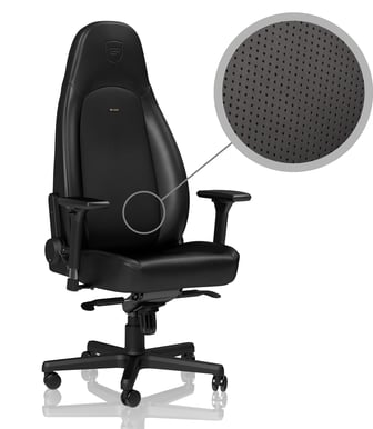 noblechairs ICON Nappaläder Svart