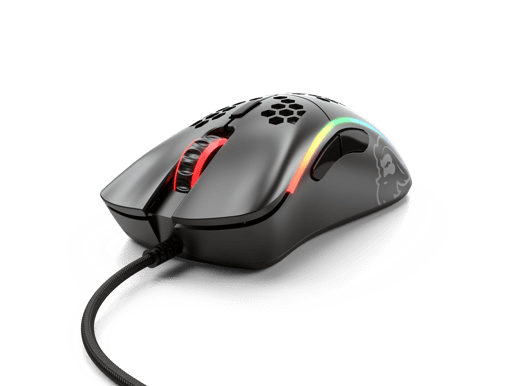 Glorious Mouse Model D- Svart
