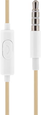 STREETZ Headset 3,5mm Guld