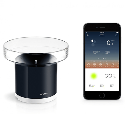 Netatmo Smart Väderstationspaket + Regnmätare