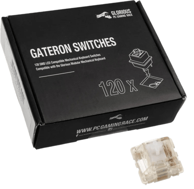 Glorious Gateron Clear Switches 120st