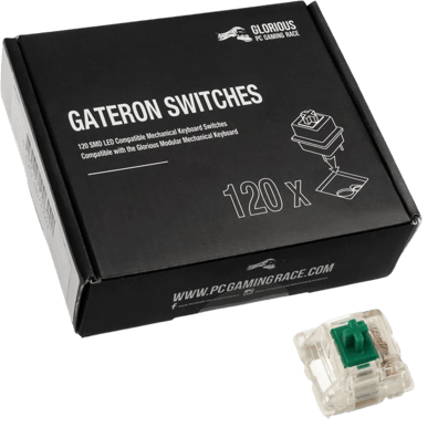 Glorious Gateron Green Switches 120st