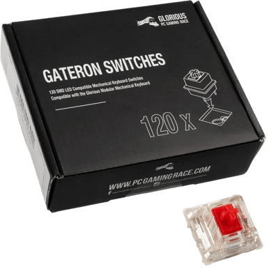 Glorious Gateron Red Switches 120st