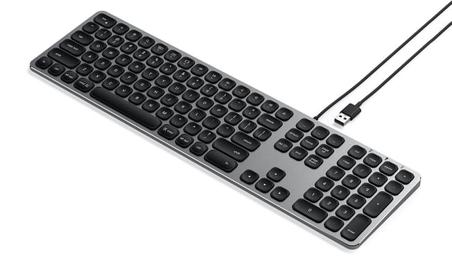 Satechi Tangentbord med USB Rymdgrå