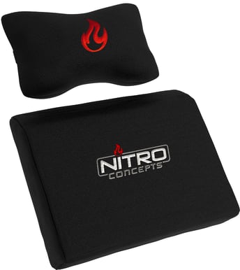 Nitro Concepts X1000 Tyg Svart/Vit