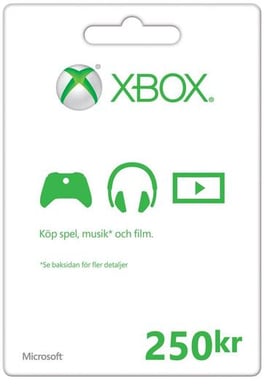 Microsoft Xbox Live 250 SEK