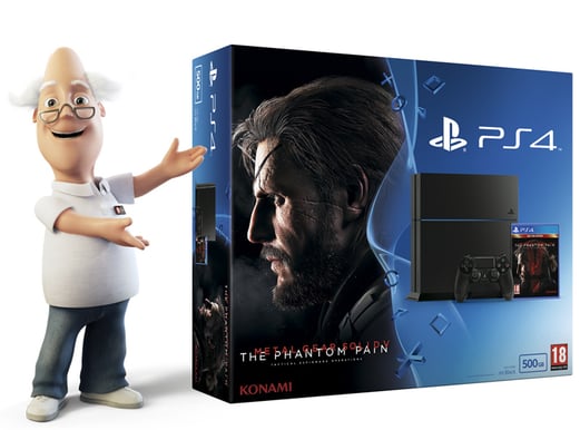 Sony PS4 Playstation 4 500GB + Metal Gear Solid V: The Phantom Pain Edition