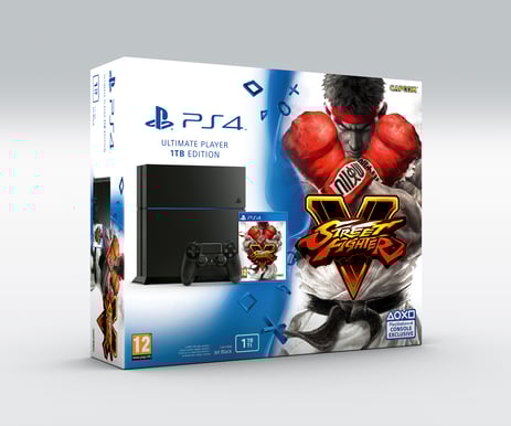 Sony PS4 Playstation 4 1TB + Street Fighter V