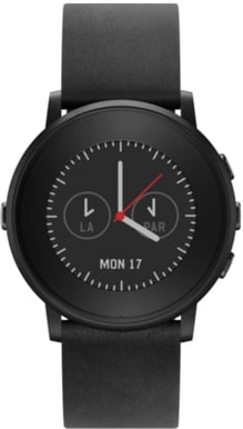Pebble Time Round 20mm Svart