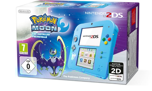 Nintendo 2DS Pokémon Moon Limited Edition
