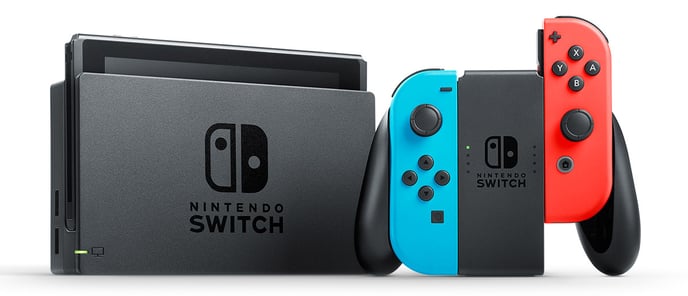 Nintendo Switch - Konsol - Neon Röd/Blå
