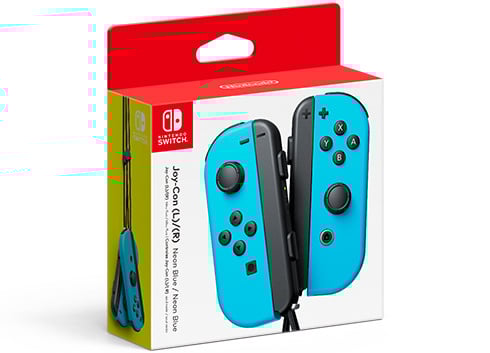 Nintendo Joy-Con Controllers - Neon Blå