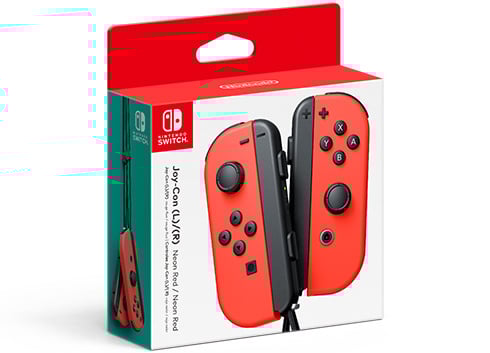 Nintendo Joy-Con Controllers - Neon Röd