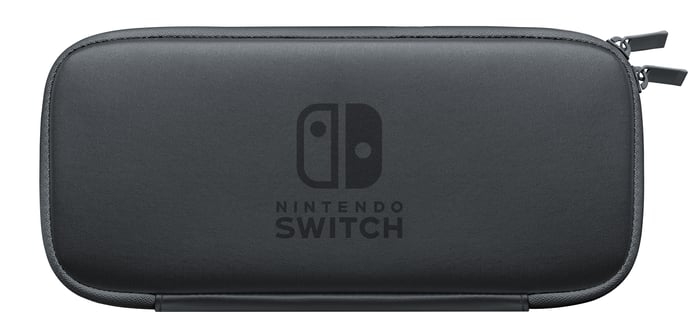 Nintendo Switch Carrying Case + Screen Protector Svart/Grå