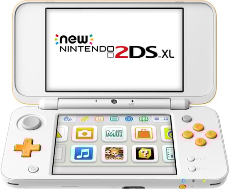 Nintendo New 2DS XL - Vit/Orange