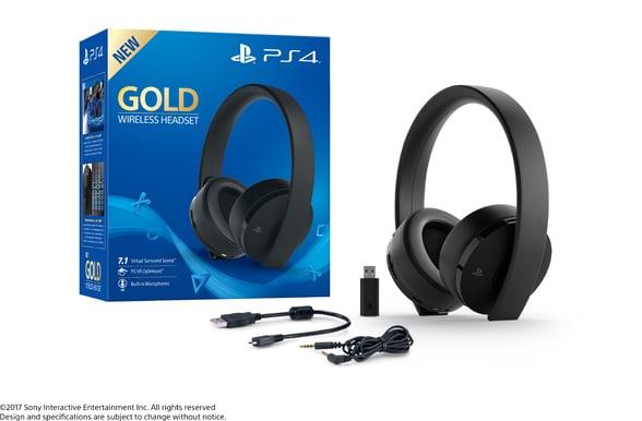 Sony PlayStation Gold Wireless Stereo Headset