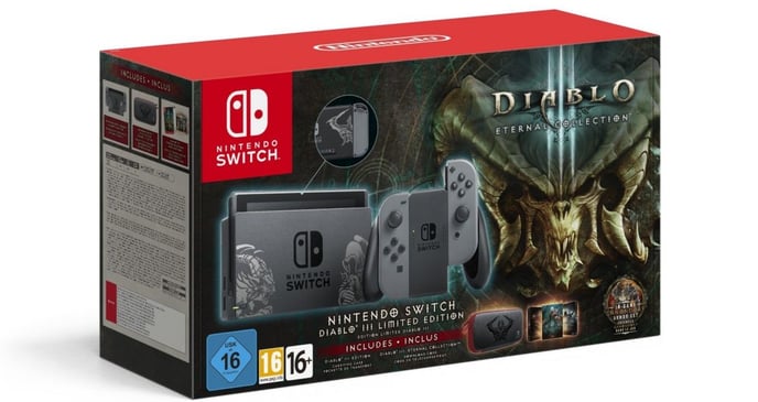 Nintendo Switch - Konsol - Diablo 3 - Limited Edition