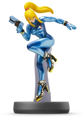 amiibo No. 40 Zero Suit Samus (Smash Bros Collection)