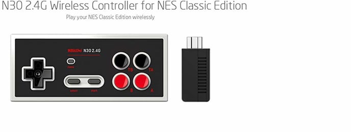 8Bitdo N30 2,4G Wireless - NES Classic