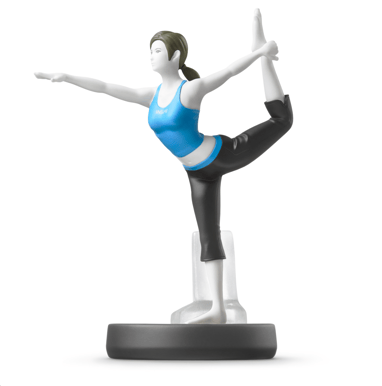 amiibo No. 08 Wii Fit Trainer (Smash Bros Collection)