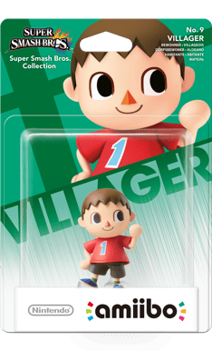 amiibo No. 09 Villager (Smash Bros Collection)