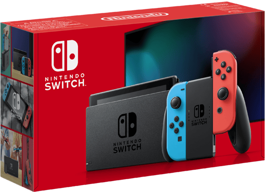 Nintendo Switch Konsol - Neon Röd/Blå  (2019)