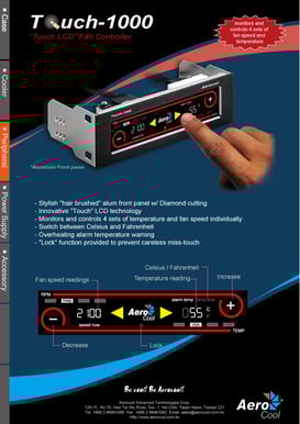 Aerocool Touch 1000 -Touch Panel