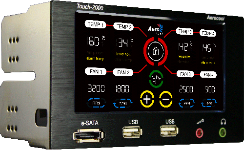 Aerocool Touch 2000 -Touch Panel