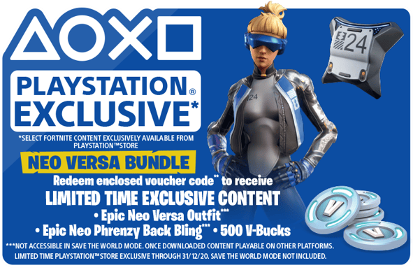 Sony DualShock 4 v2, Black Fortnite Bundle