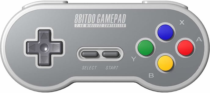 8Bitdo SF30 2.4G Wireless Gamepad - Inet.se