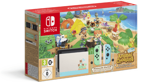 Nintendo Switch Konsol Animal Crossing: New Horizons Limited Edition