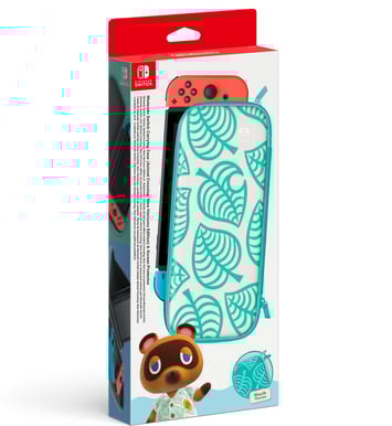 Nintendo Switch Carrying Case + Screen Protector Animal Crossing Edition