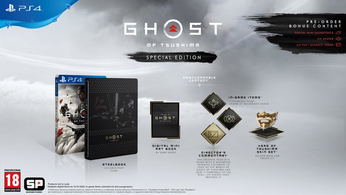 Ghost of Tsushima Special Edition - PS4