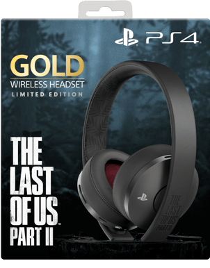 Sony PS4 Limited Edition The Last of Us Part II Gold Wireless Headset