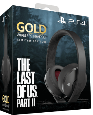 Sony PS4 Limited Edition The Last of Us Part II Gold Wireless Headset