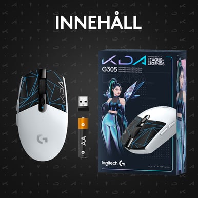 Logitech G305 LOL K/DA Vit